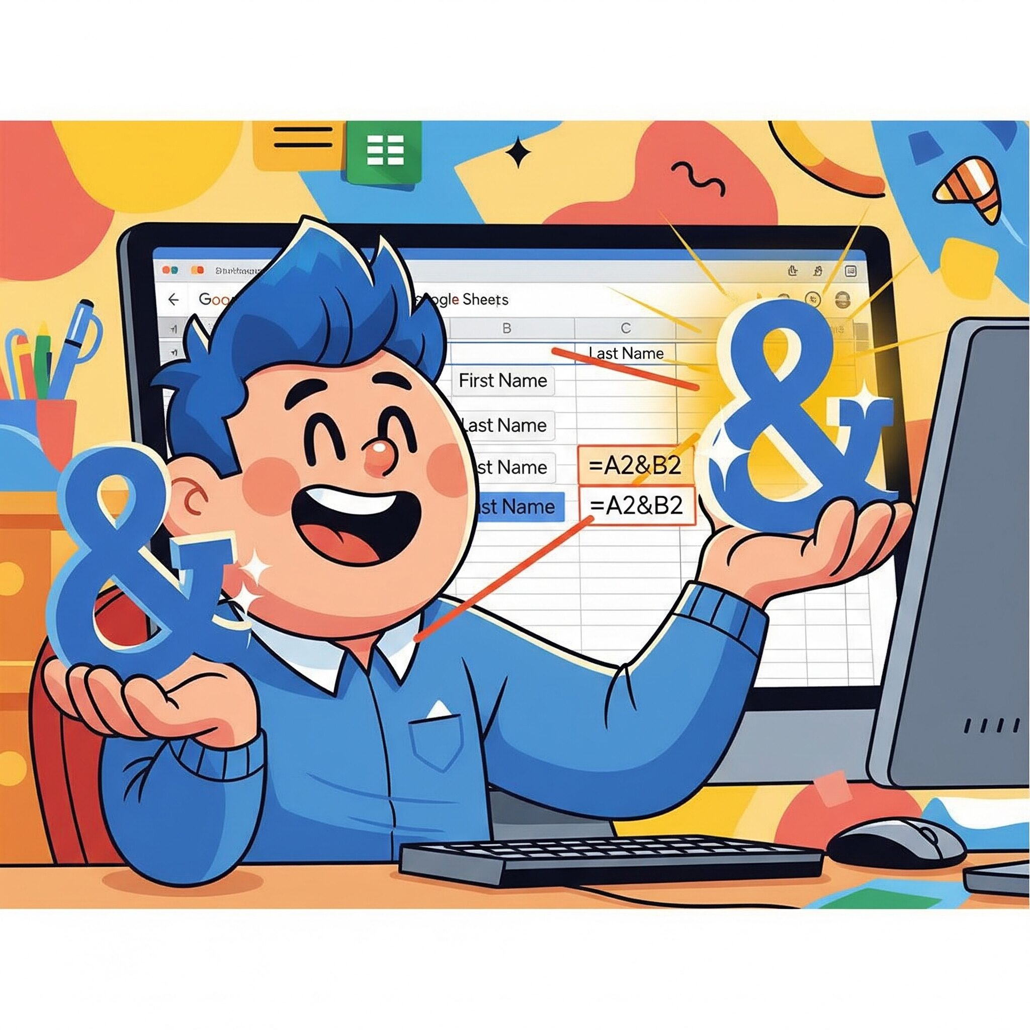 google-sheets-ampersand
