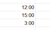 3：00